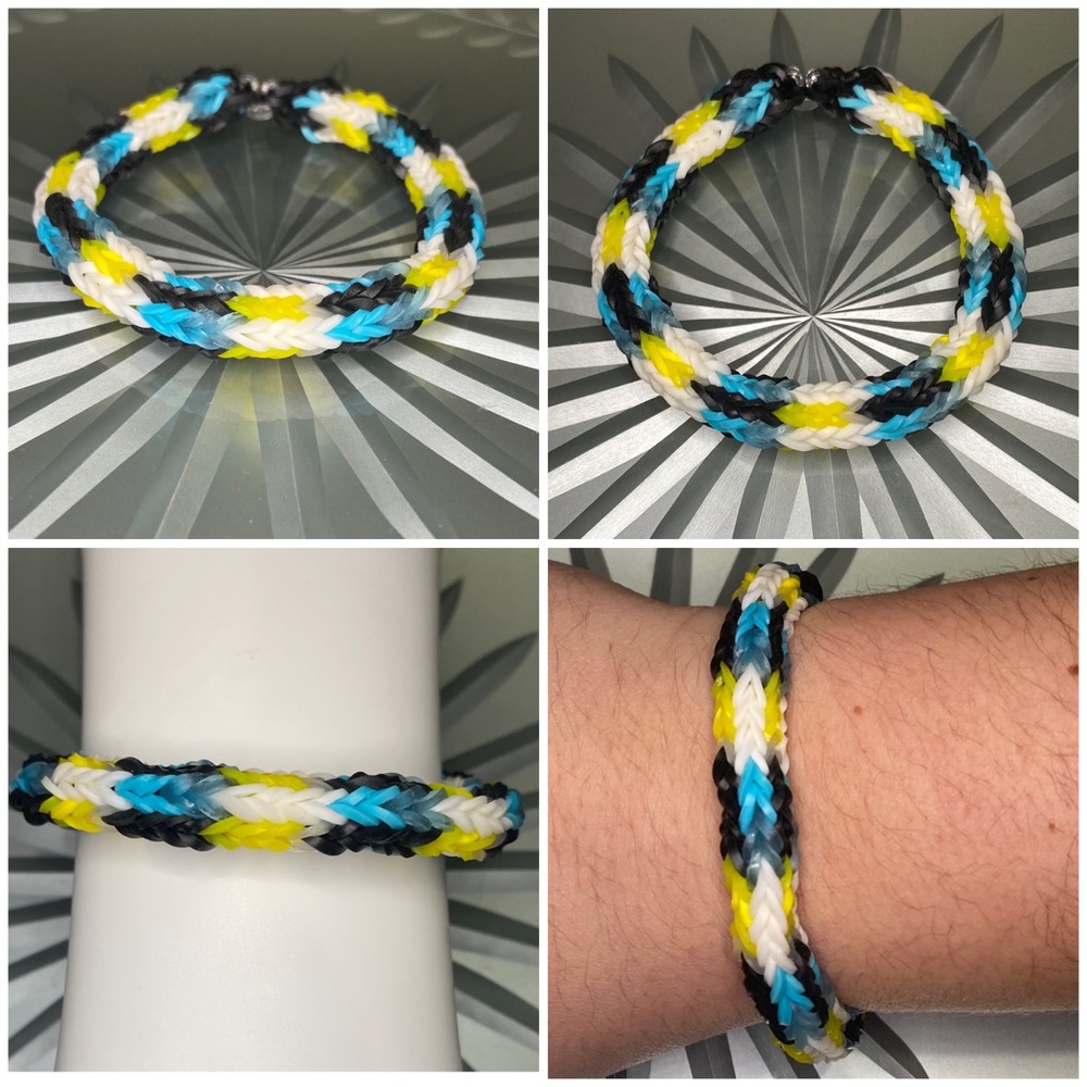 [💙🆓]  3/10$ 🛍 Handmade Rainbow Loom bracelet 🌈💖